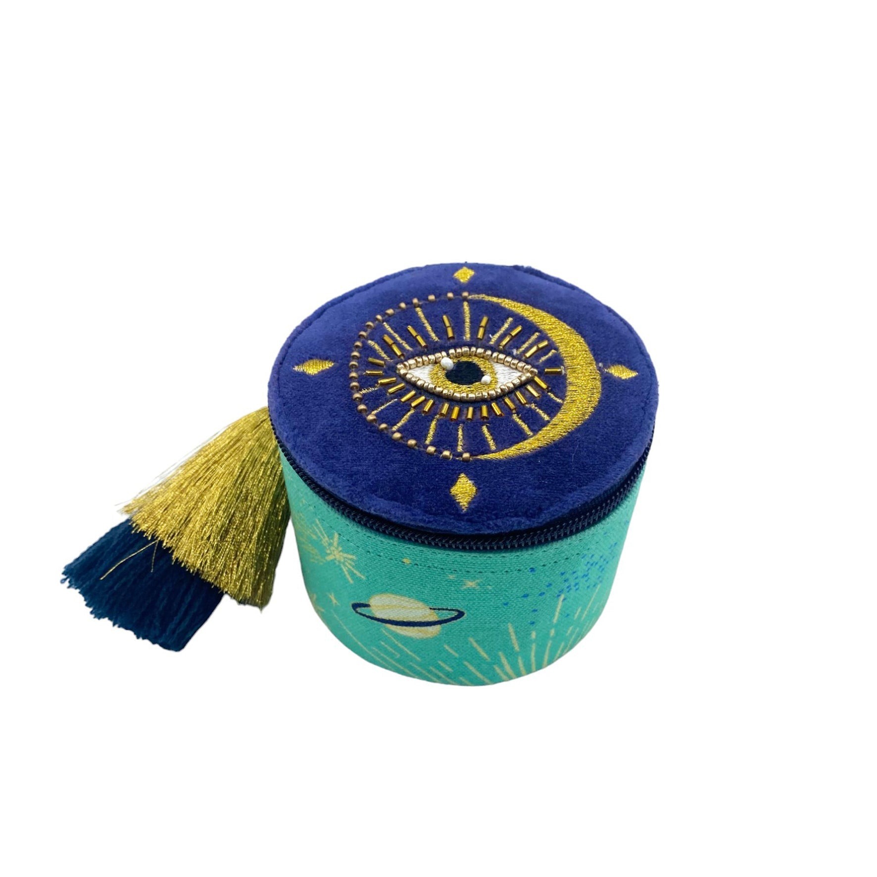 Glimmer Round Fabric Box - House of Disaster image 1