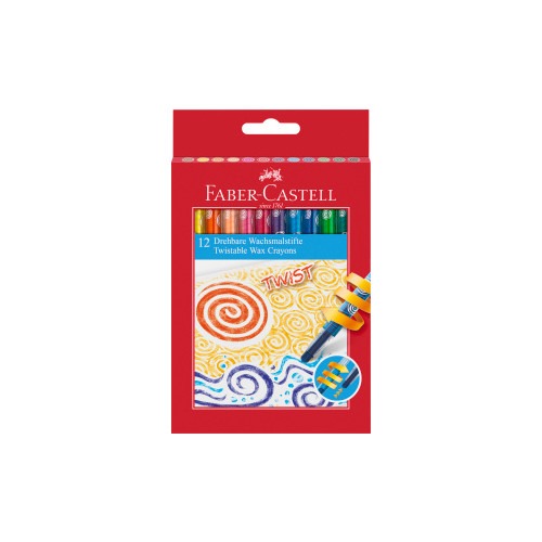 Faber-Castell Twistable Wax Crayons - Stone Marketing Ltd image 1
