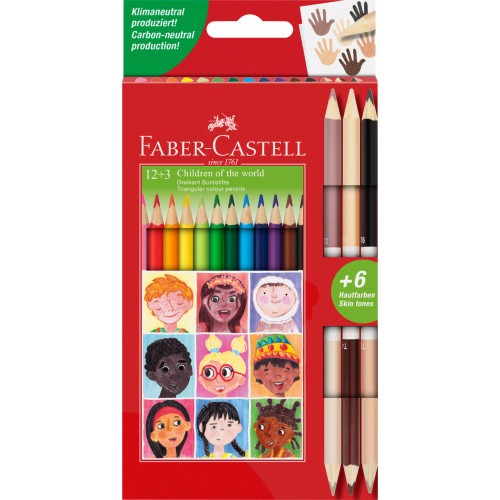 Faber-Castell Triangular Colour Pencils - Stone Marketing Ltd image 1