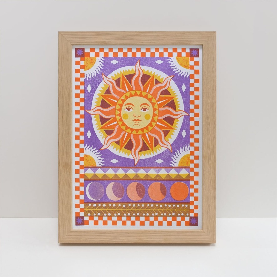 Sunbeam A4 Risograph Print - Printer Johnson image 1