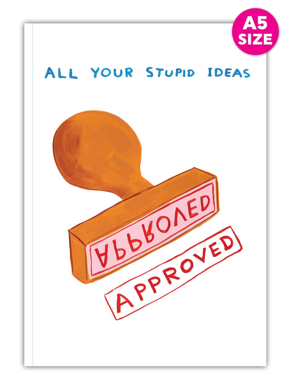 All Your Stupid Ideas - Lined Notebook - Brainbox Candy image 1