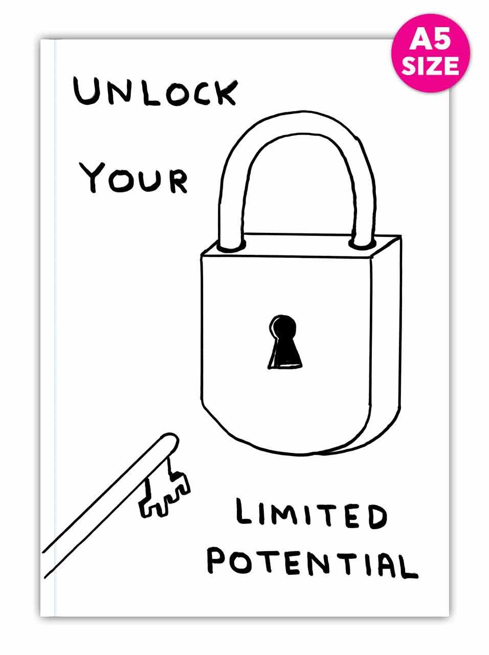Limited Potential - Lined Notebook - Brainbox Candy image 1