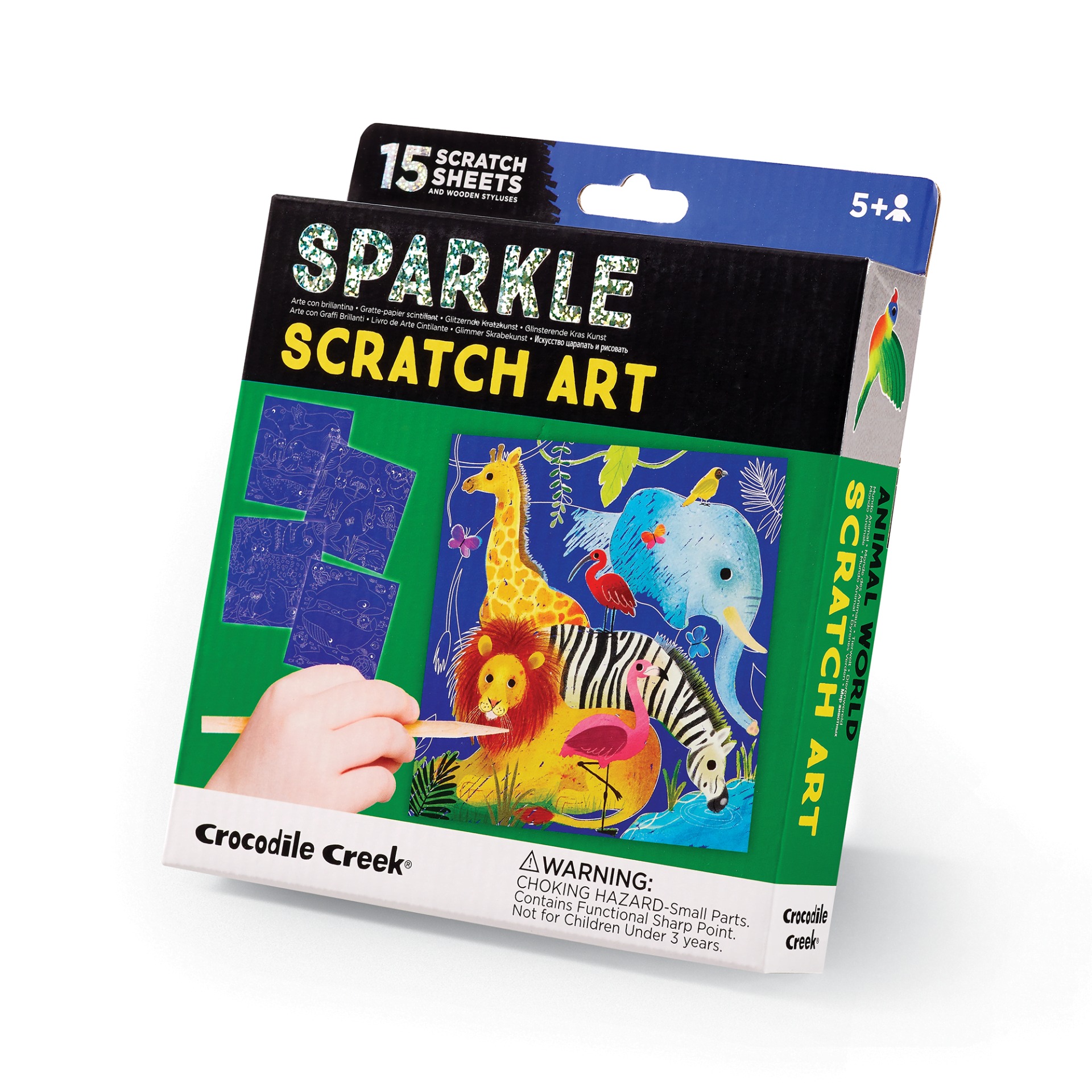 Sparkle Scratch Art - Animal World image 1