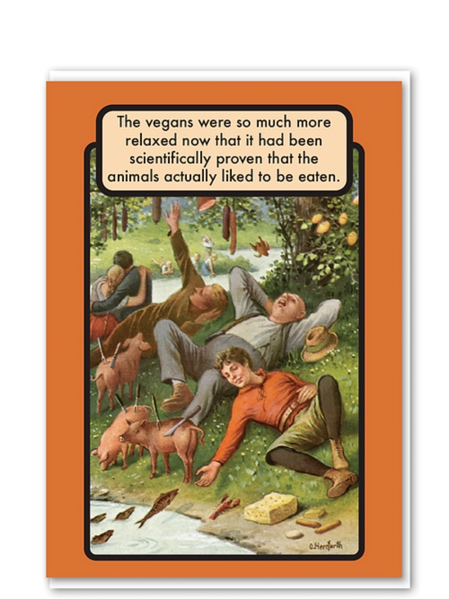 Relaxed Vegans Card - Objectables image 1