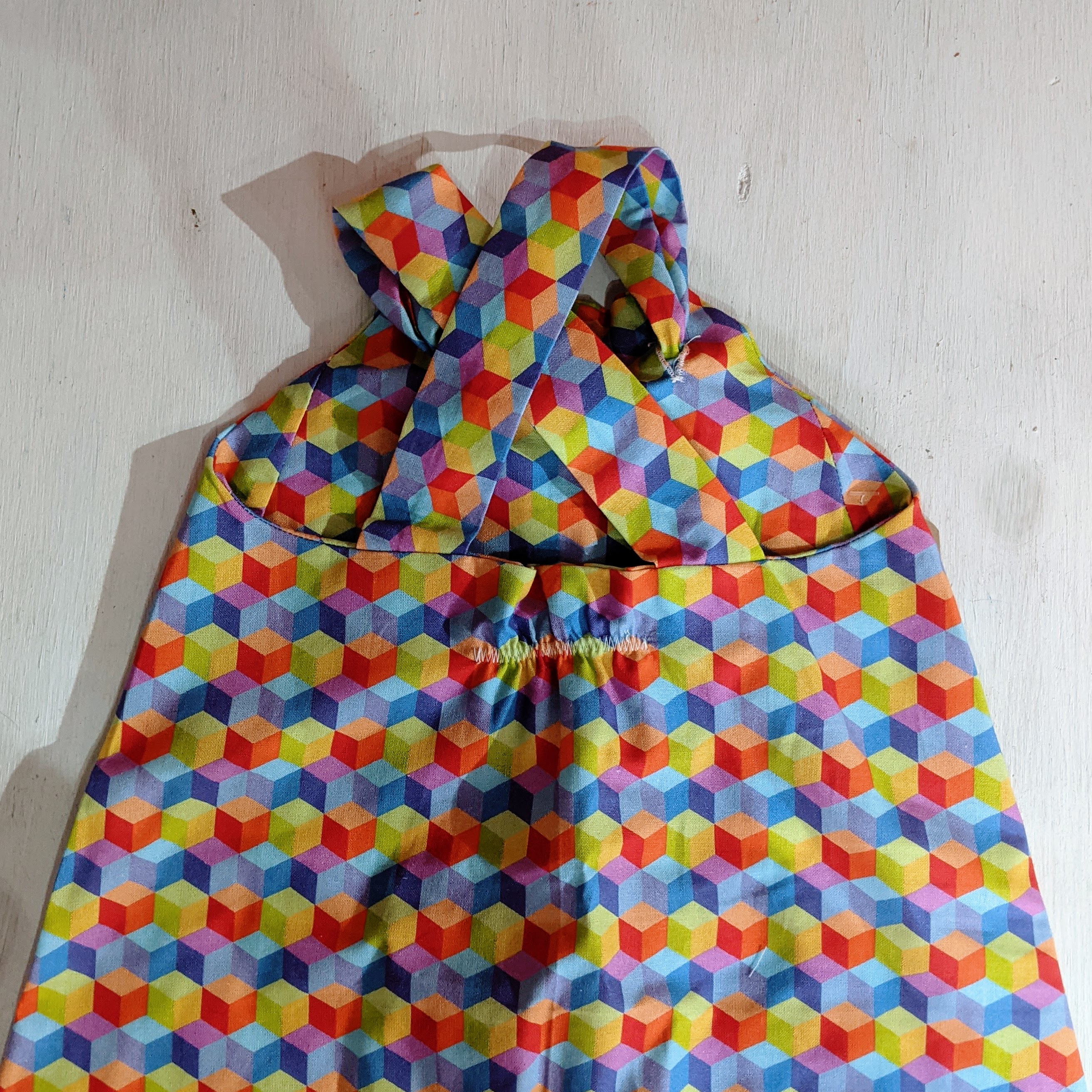 Little dungarees - Cubes - A is for Alice image 2
