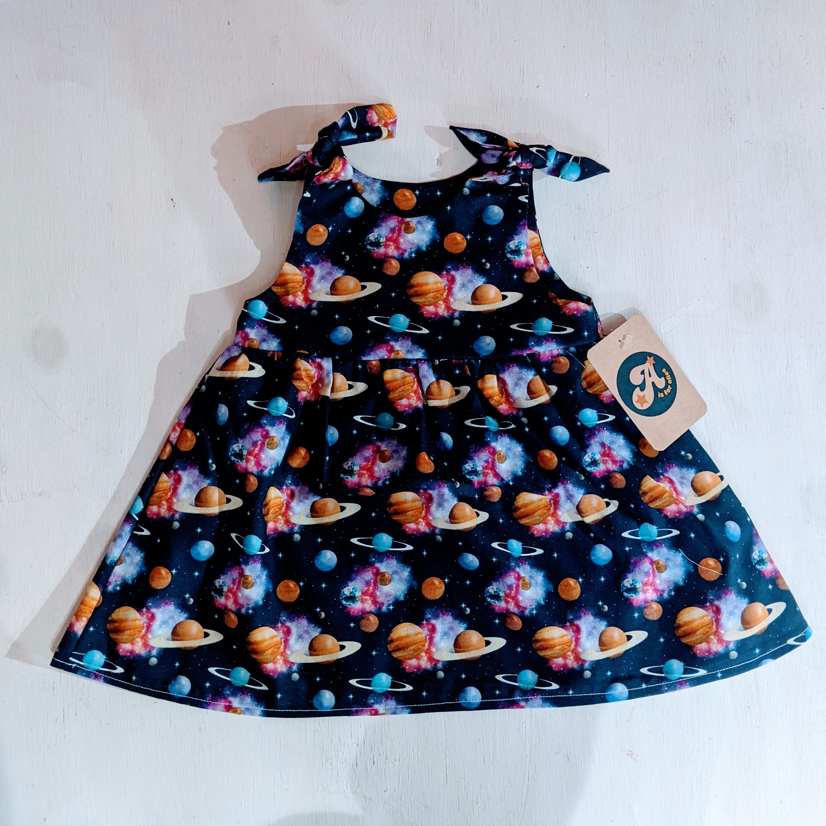 Little Dress - Planets 9-12m - A is for Alice image 1