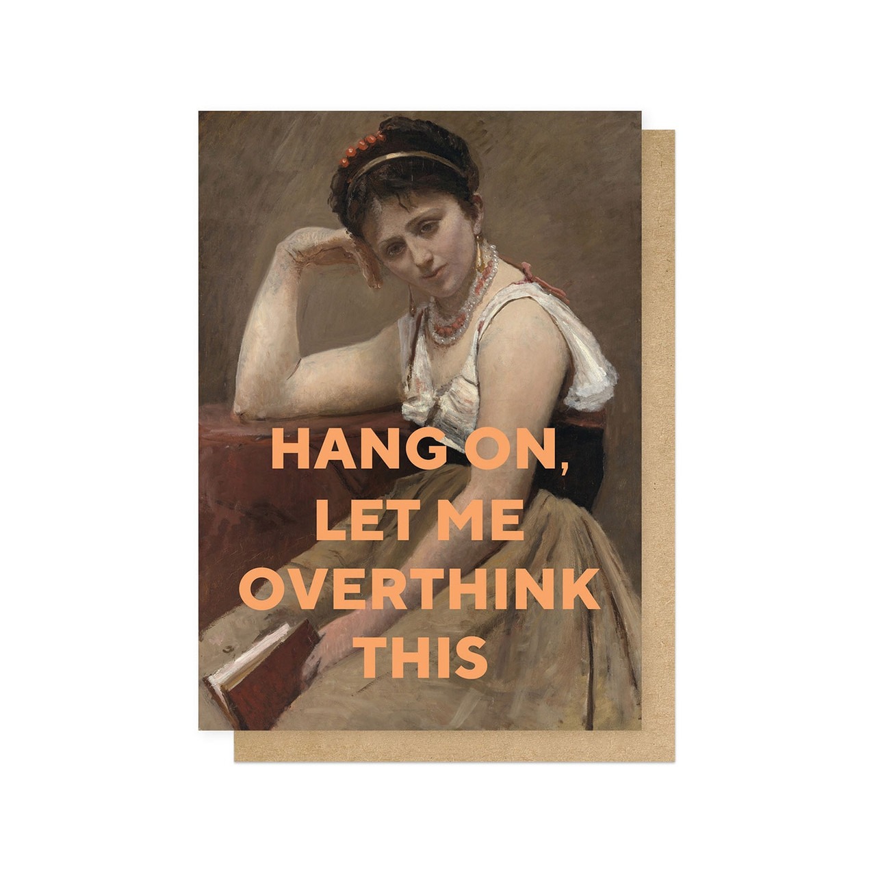 Let Me Overthink This Greetings Card - East End Prints image 1