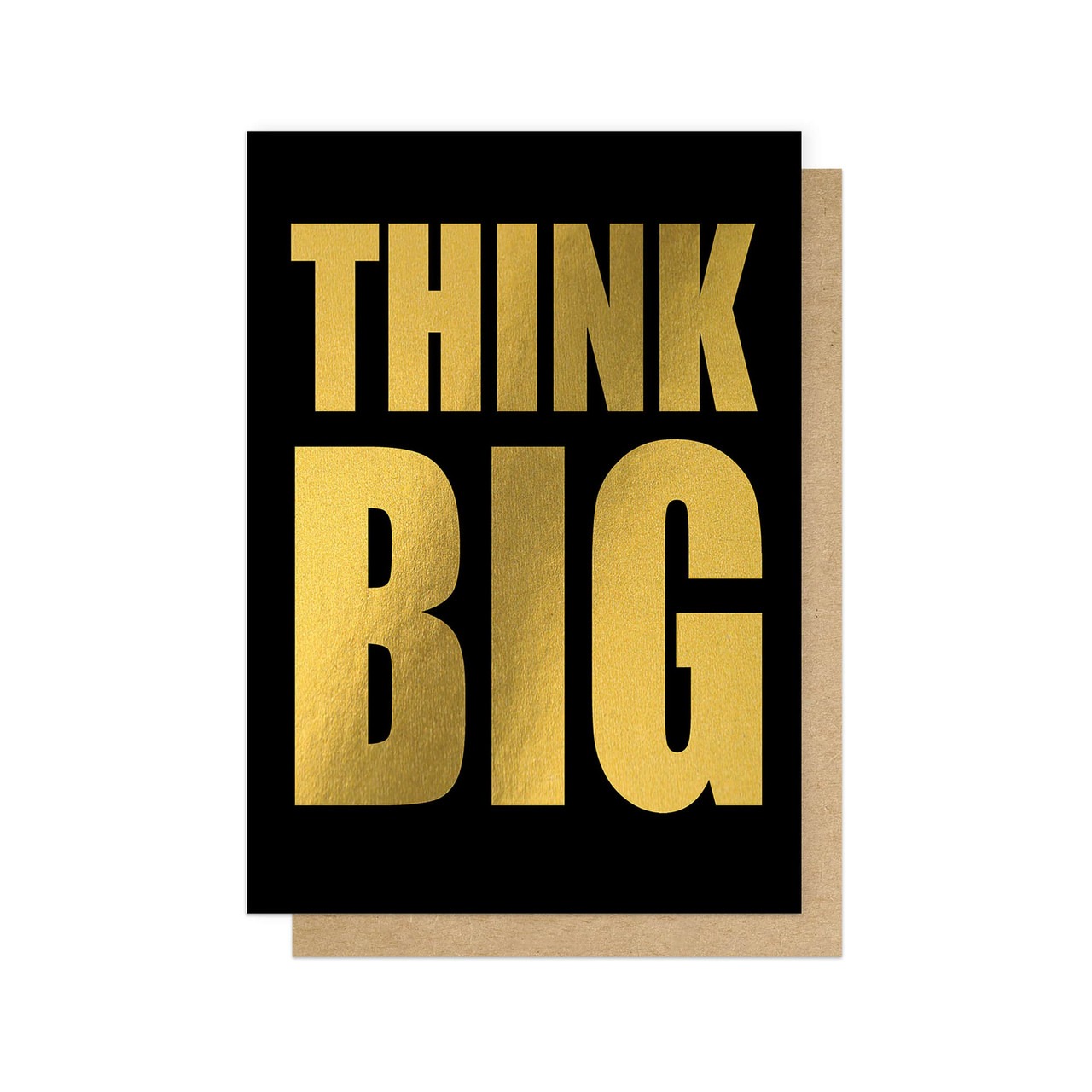 Think Big Greetings Card - East End Prints image 1