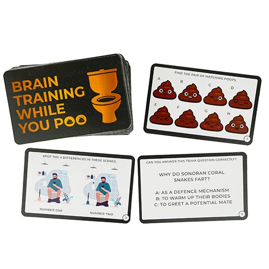 Brain Training While You Poo - Gift Republic image 1