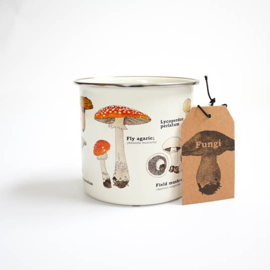 Enamel Mug - Mushrooms - Gift Republic image 1
