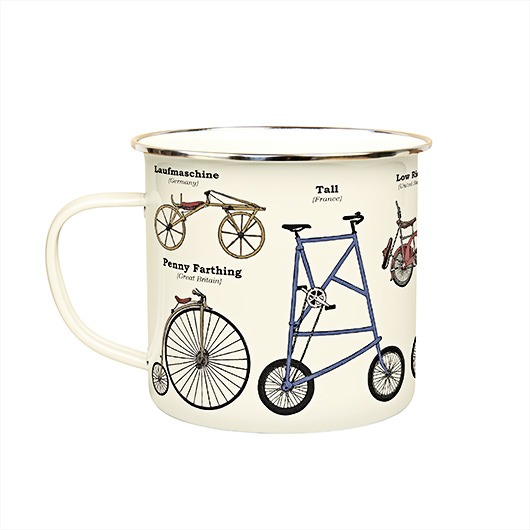 Enamel Mug - Bikes - Gift Republic image 1