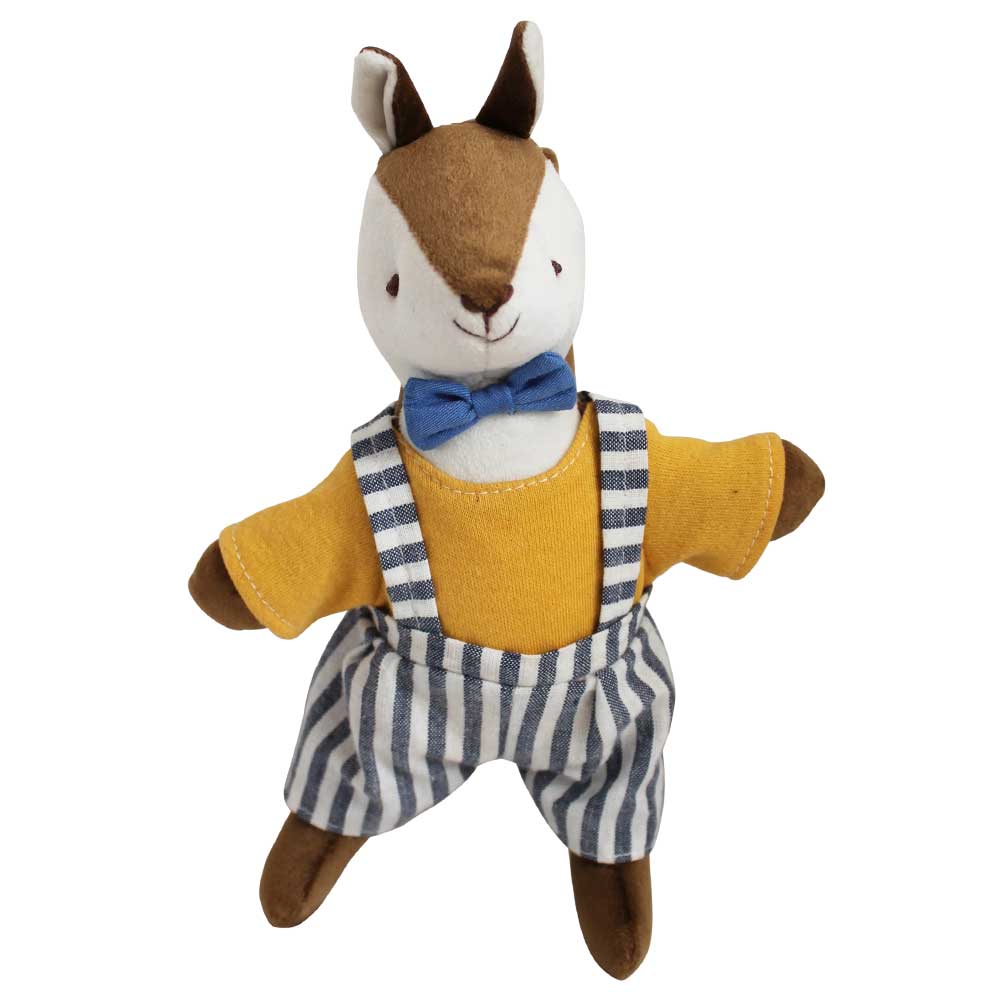 Mr squirrel with stripy dungareess - Powell Craft image 1