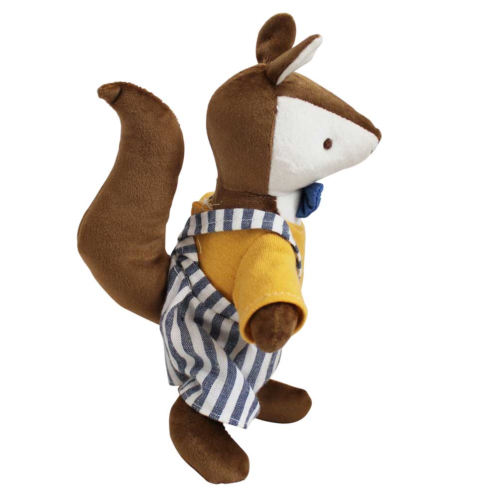 Mr squirrel with stripy dungareess - Powell Craft image 2