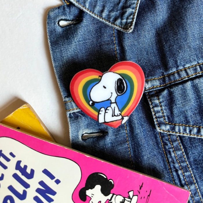 Peanuts Rainbow Pin Badge - House of Disaster image 1