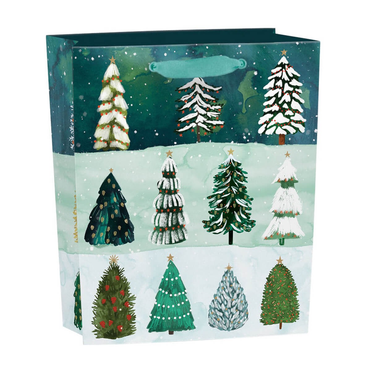 Large Gift Bag - Christmas Trees - Roger La Borde image 1