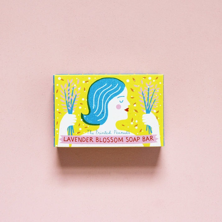 Lavender Blossom Soap Bar - Printed Peanut image 1