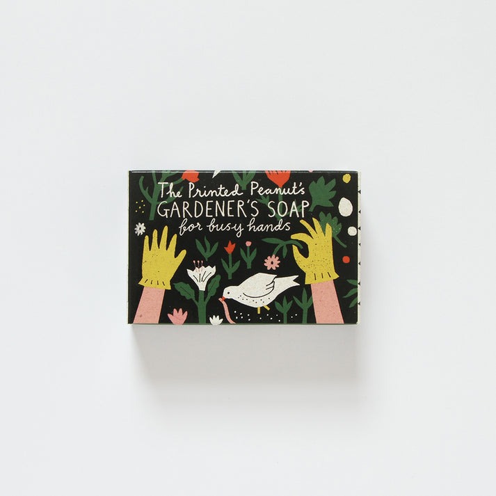 Gardeners Poppy Seed & Peppermint Soap Bar - Printed Peanut image 1