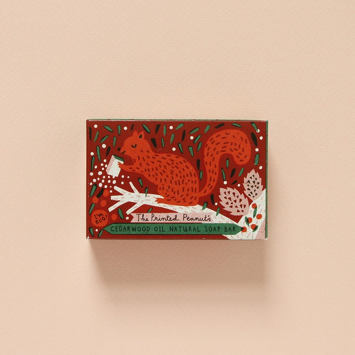 Cedarwood Soap Bar - Printed Peanut image 1