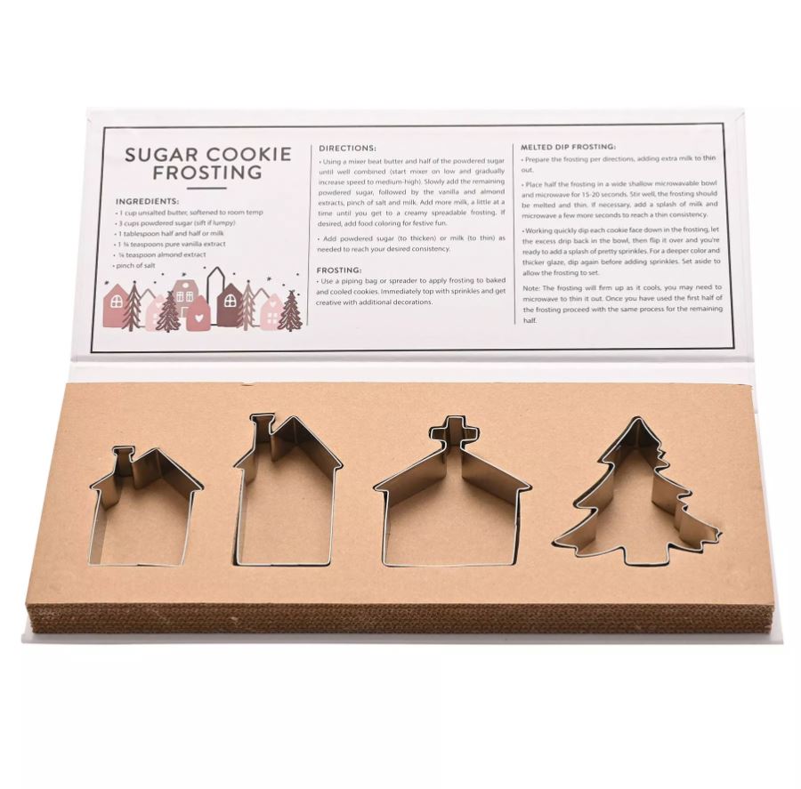 Festive Village Cookie Cutter Gift Set - Widdop & Co image 1