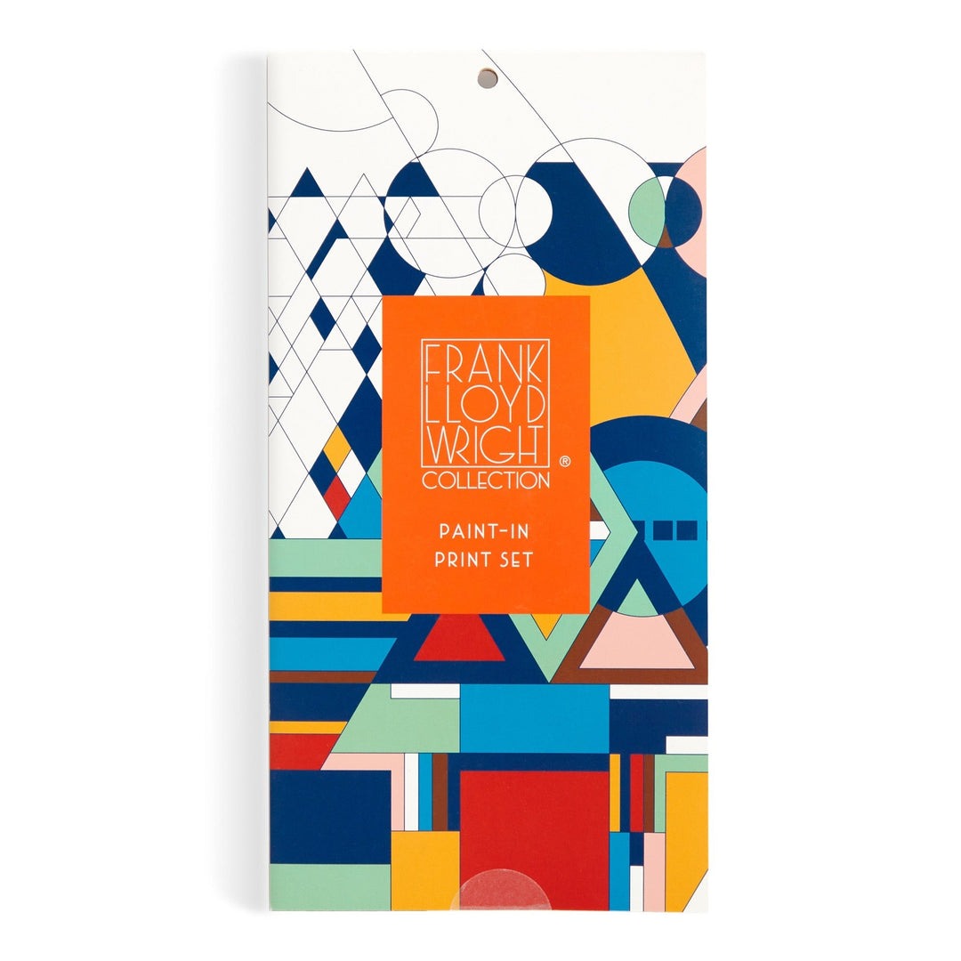 Frank Lloyd Wright Paint-In Print Set - Abrams & Chronicle image 1