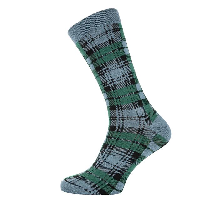 Tartan Green & Blue Socks - JOYA image 1