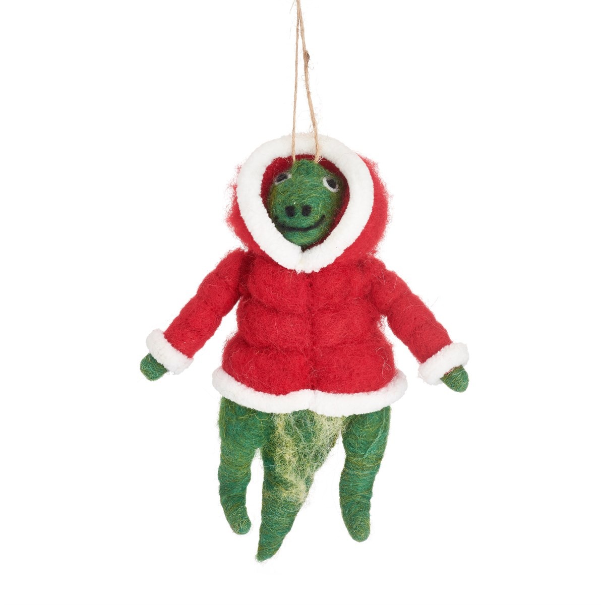T-Rex in Puffer Jacket Felt Decoration image 1