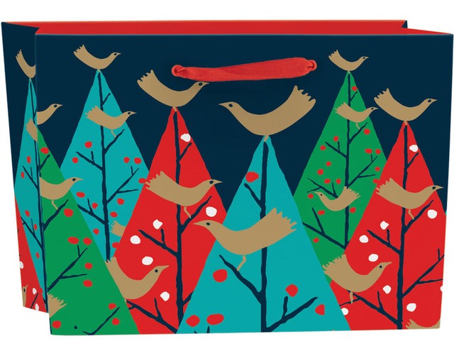 Large Wide Gift Bag - Brilliant Birds - Roger La Borde image 1