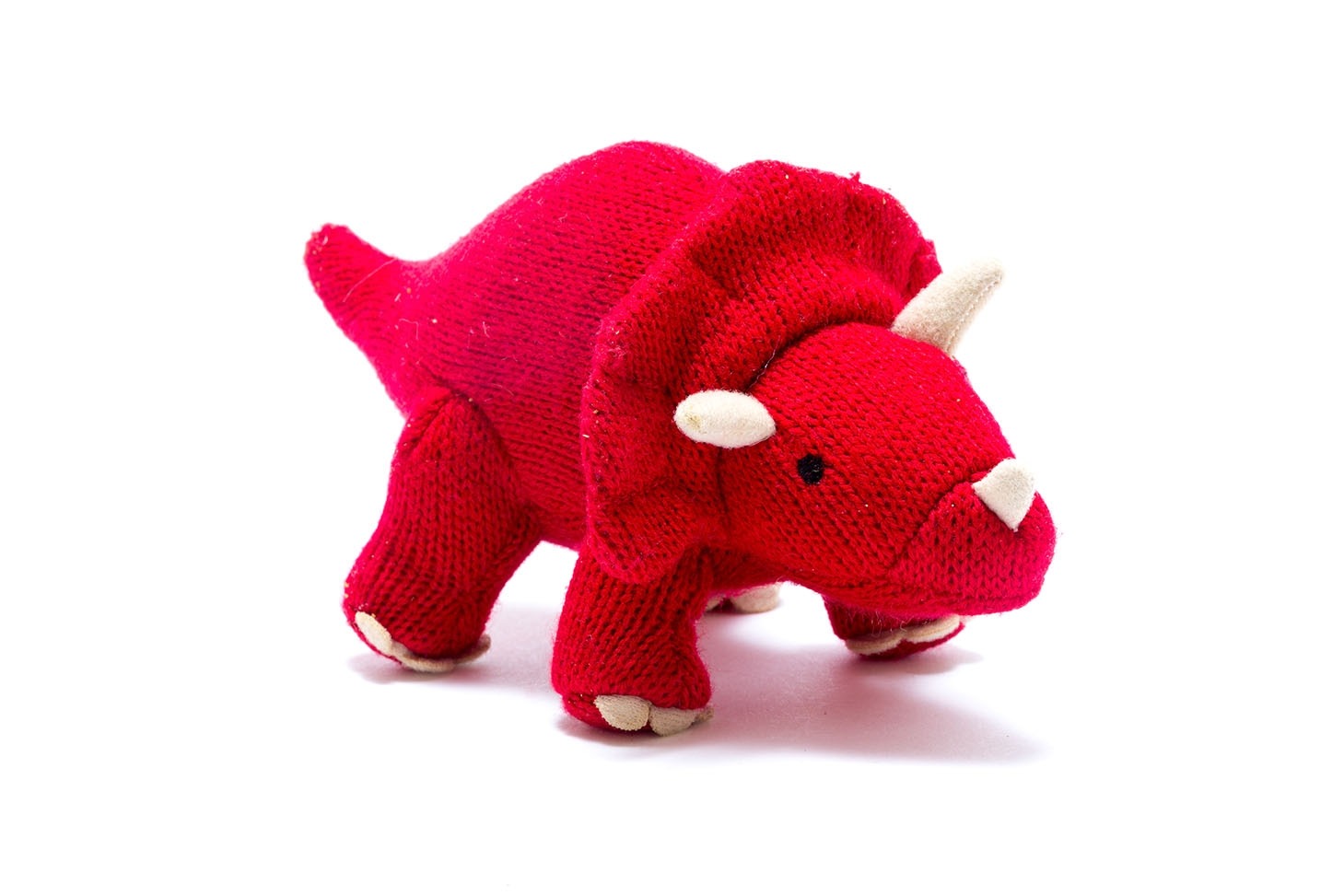 Triceratops Dinosaur Red Rattle - Best Years image 1