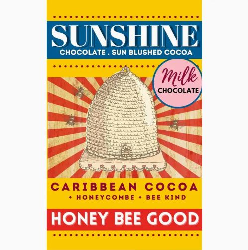 Sunshine Honey Bee Good Chocolate - Dorset Chocolate image 1