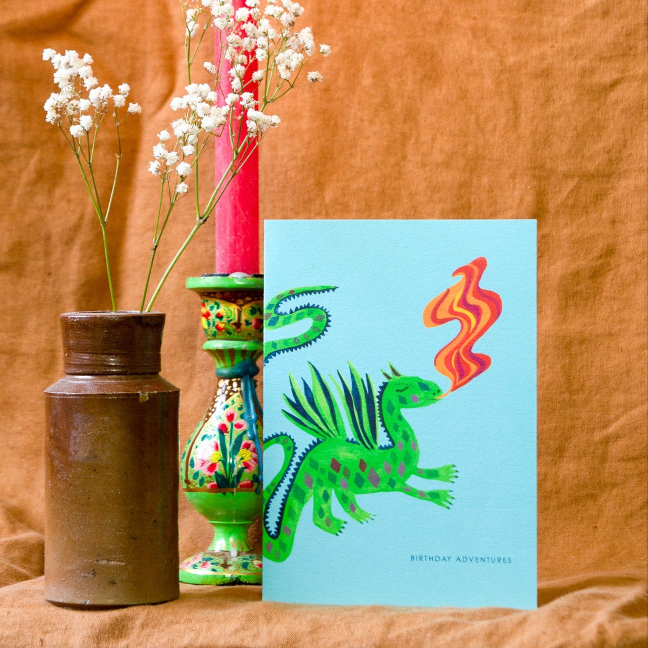Dragon Birthday Adventures Card - Hutch Cassidy image 1