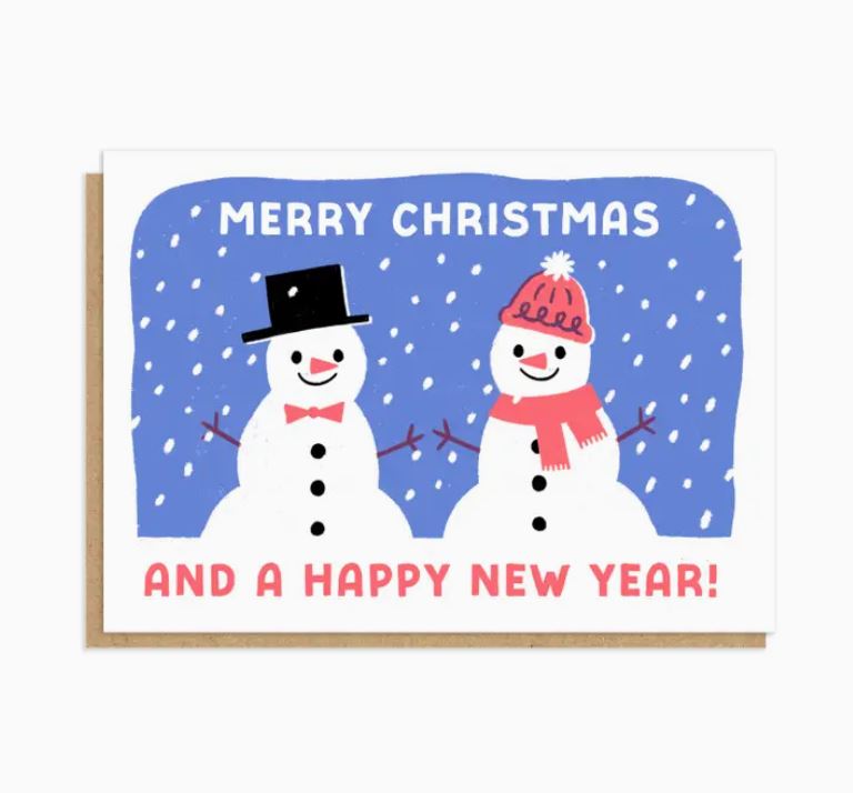 Snow People Christmas Card - Stormy Knight image 1