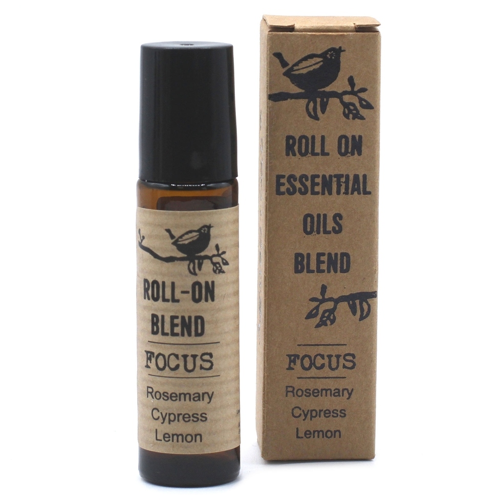 Roll On Essential Oil Blend - FOCUS 10ml - Agnes+Cat image 1