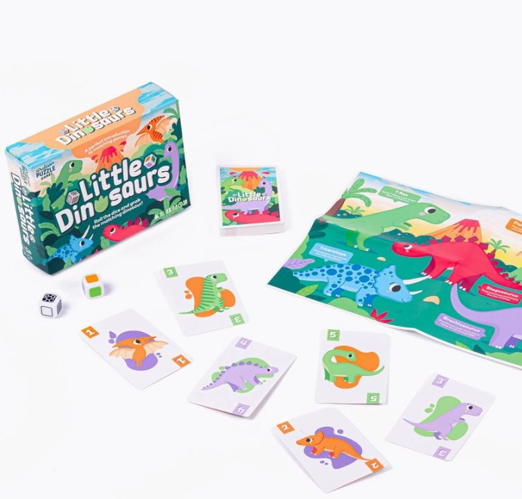 Little Dinosaurs Matching Game - Ginger Fox Games & Professor Puzzle image 1