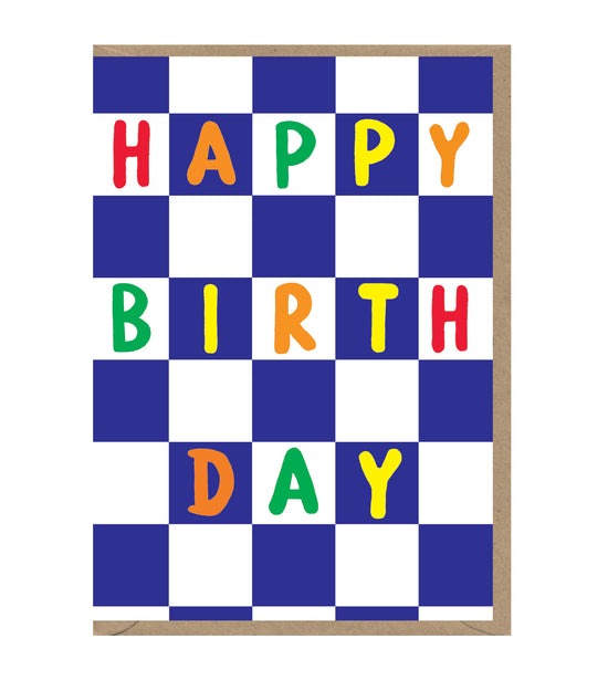 Chess Board Birthday Card - Earlybird Designs image 1
