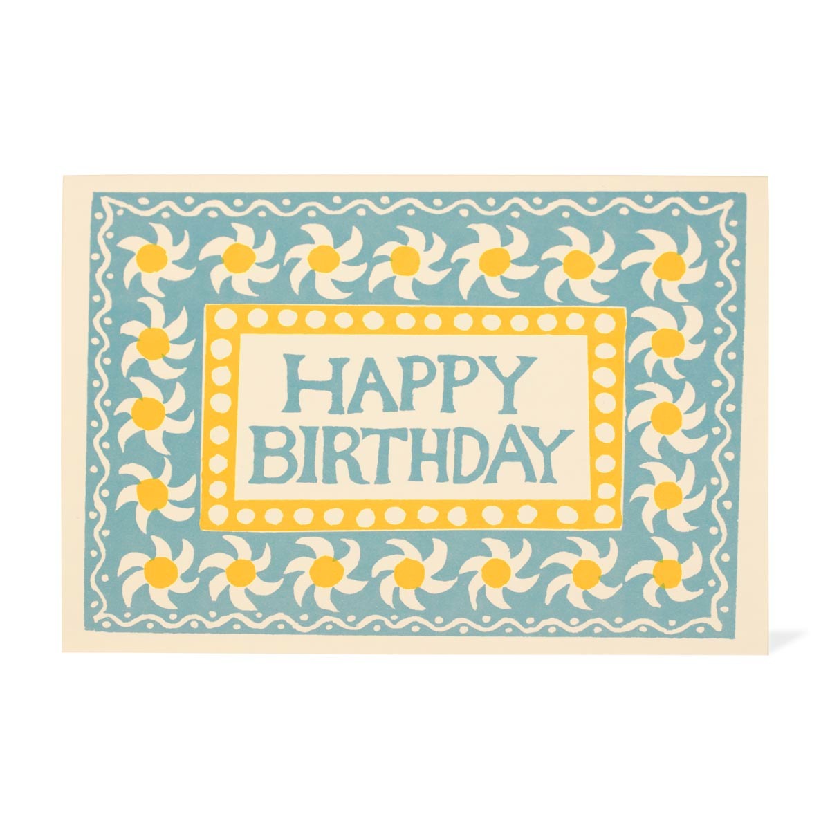 Happy Birthday Springtime Blue & Yellow - Cambridge Imprint image 1