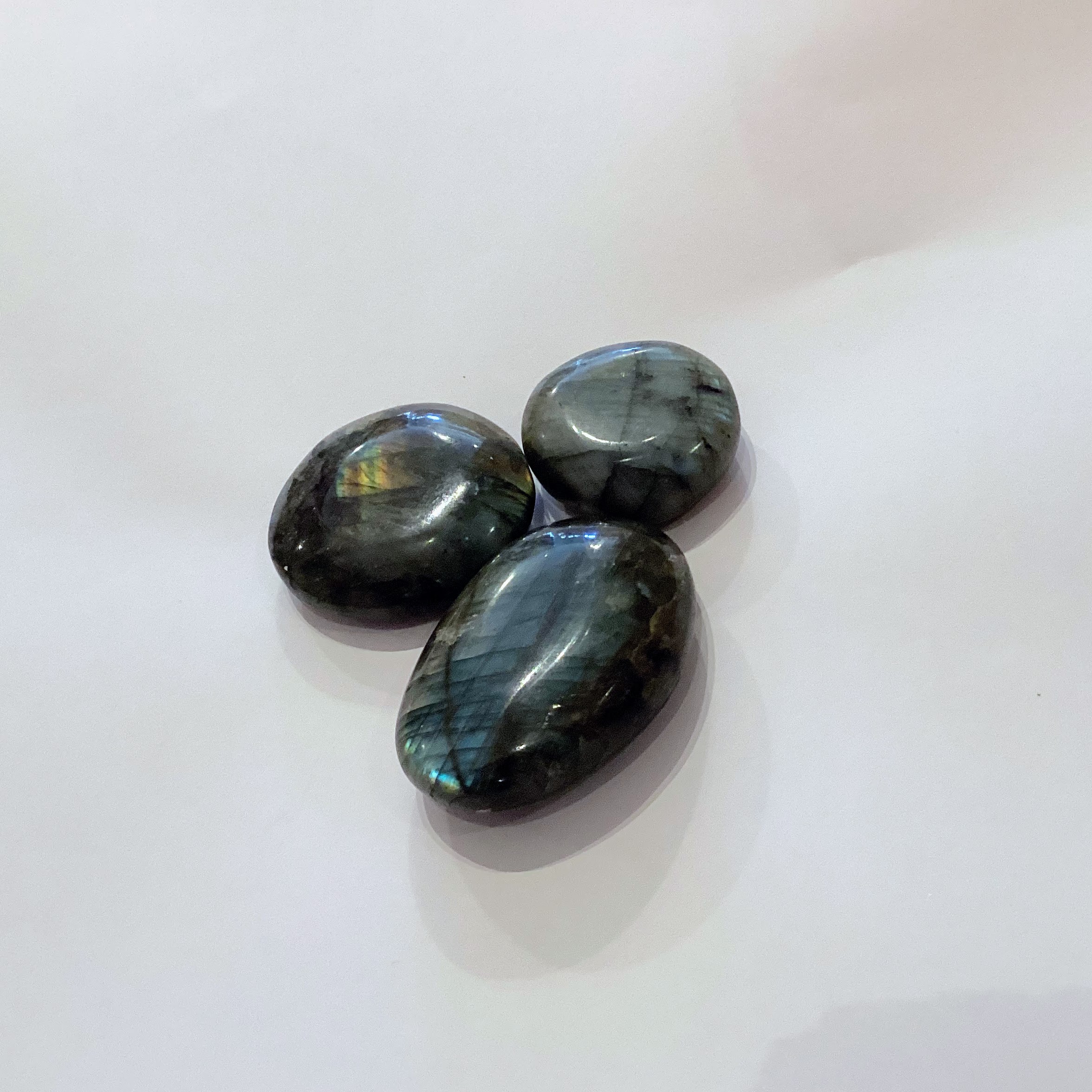 Labradorite Palm Stone Large - Stone of Transformation image 2