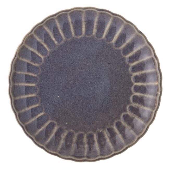 Latina Purple Stoneware Plate - Bloomingville image 1