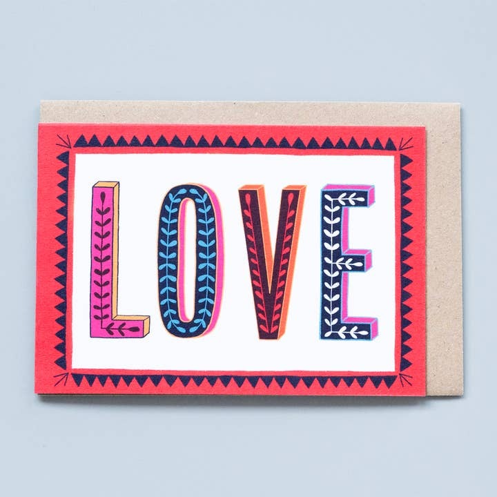 LOVE Floral Frame - Maggie Magoo Designs image 1