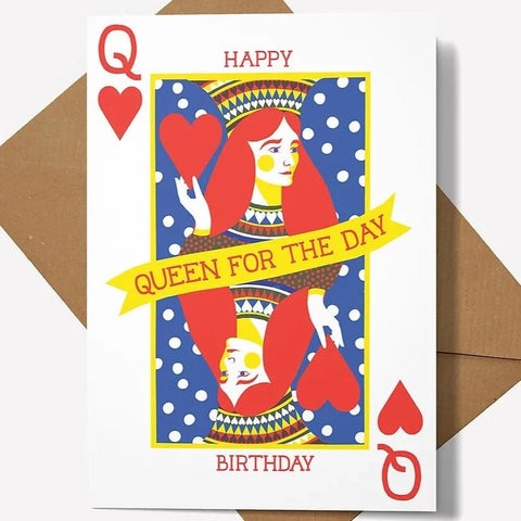 Queen For The Day Birthday Card - Printer Johnson image 1