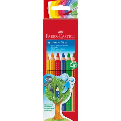 Faber-Castell Jumbo Grip Colour Pencils - Stone Marketing Ltd image 1
