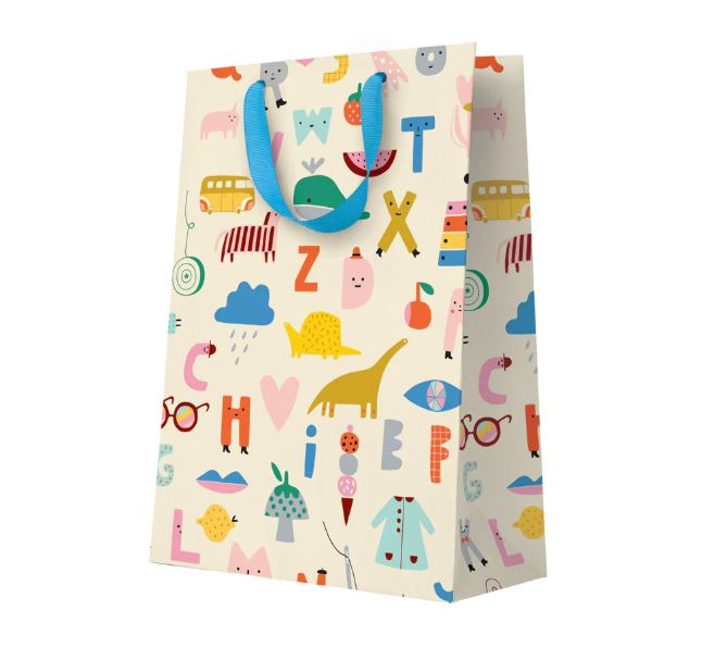 Alphabet Large Gift Bag - Ohh Deer image 1