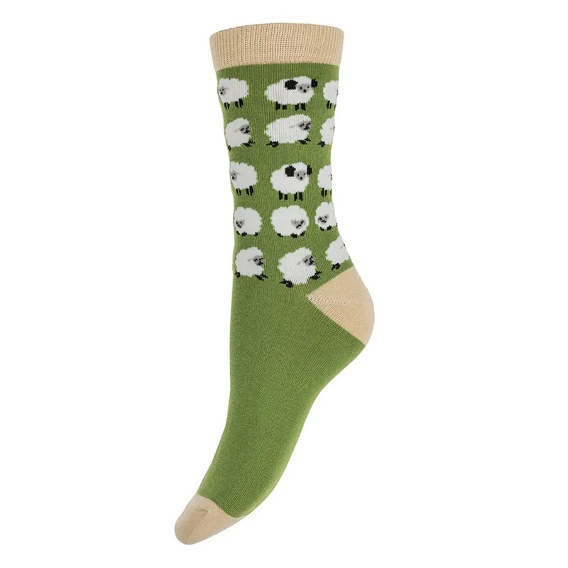 Flock of Sheep Bamboo Socks - Gemjar image 1