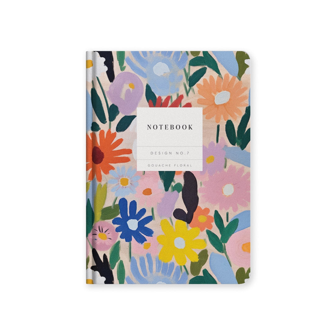 Gouache Floral Hardback Notebook - Ohh Deer image 1