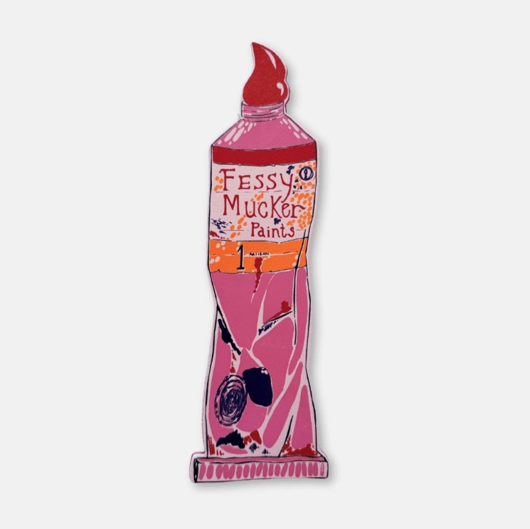 Fessy Mucker Leather Bookmark - Ark Colour Design image 1