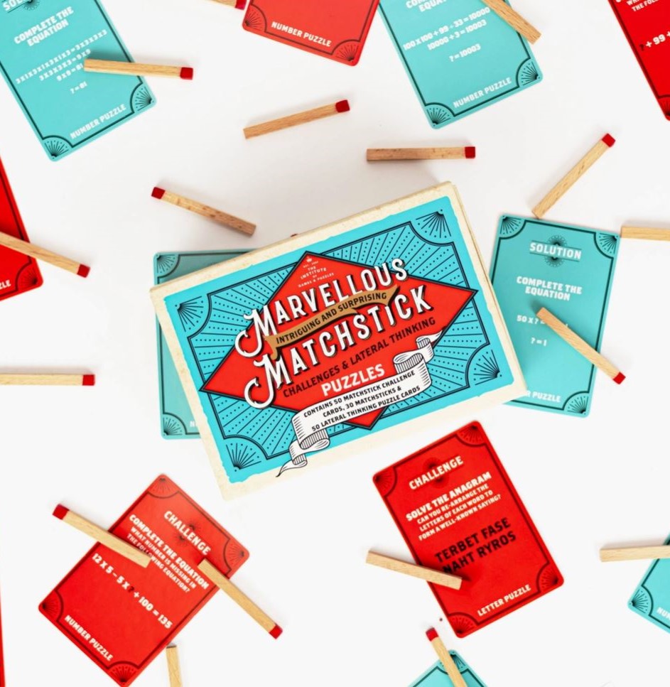 Magnificent Matchstick Challenges - Ginger Fox Games & Professor Puzzle image 2