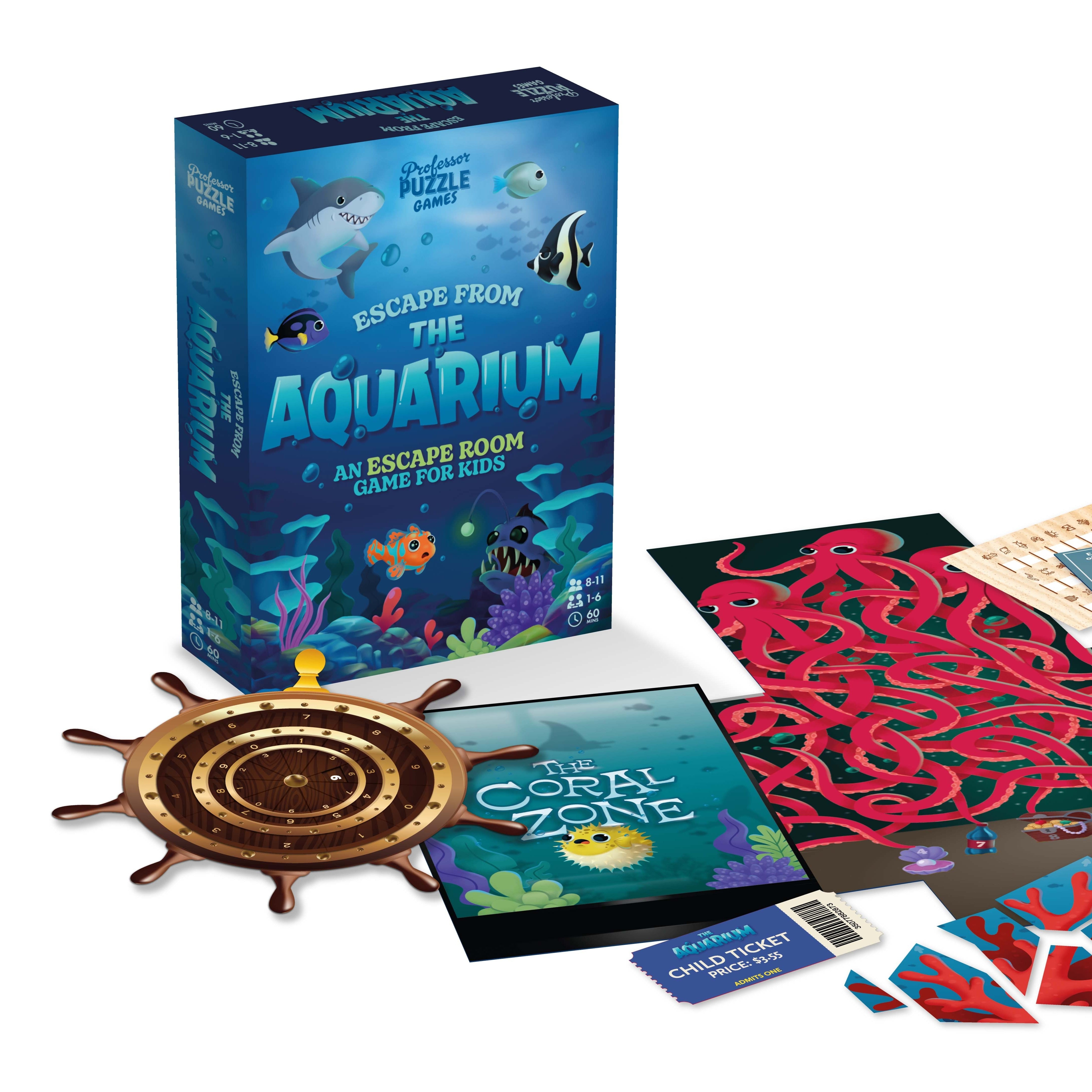 Escape from the Aquarium - Ginger Fox Games & Professor Puzzle image 2