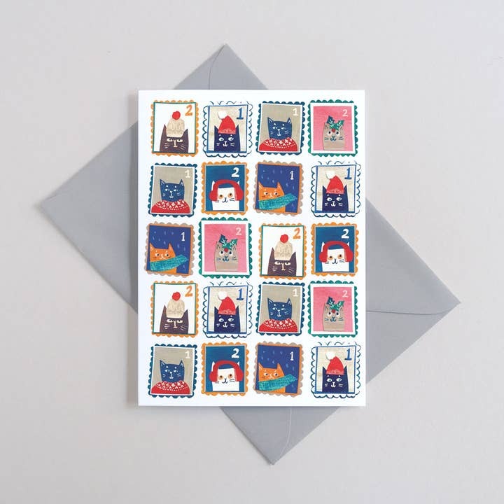 Stamp Cat Collection Card - Printer Johnson image 1