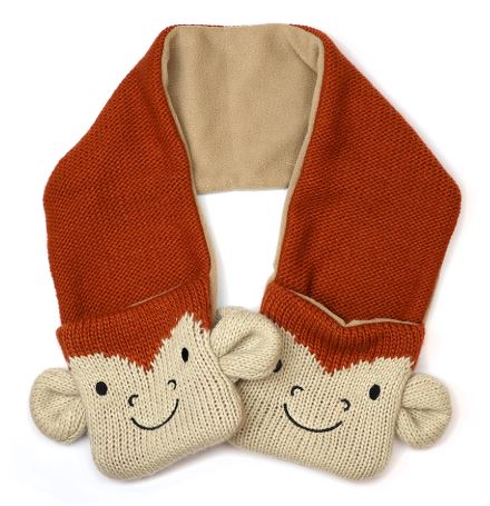 Monkey Kids' Scarf with Pockets - POM 925 image 1