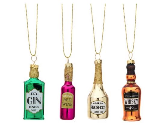 Christmas Cheer Set of 4 Baubles - Sass & Belle image 1