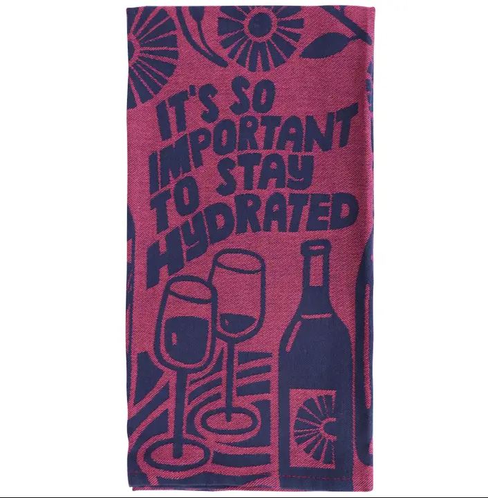 Stay Hydrated Dish Towel - Incognito image 1